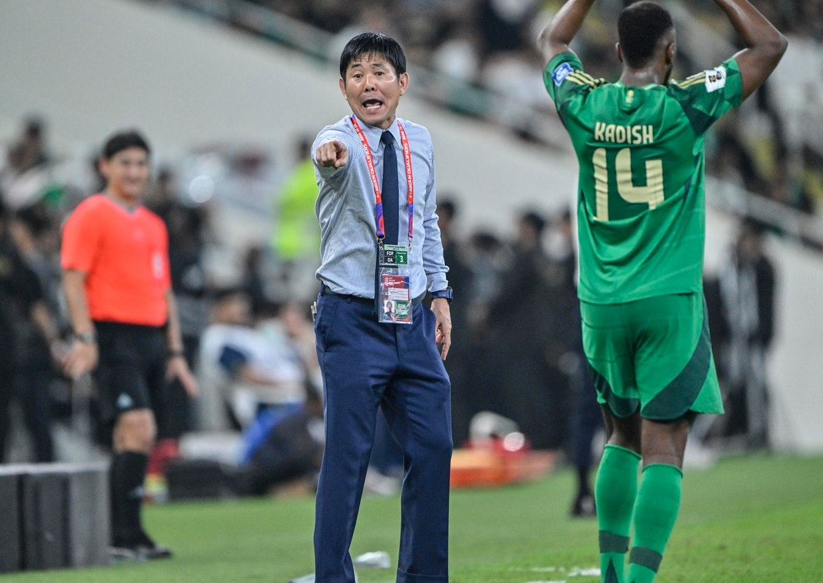 サウジアラビア戦の1時間40分前に森保一監督がサポーターに送った