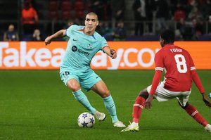 アントワープ接戦の末にバルセロナに勝利！PHOTOギャラリー【UEFAチャンピオンズリーグ（CL）グループH最終節 アントワープvsバルセロナ 2023年12月14日 5:00キックオフ】（渡辺航滋撮影）の画像