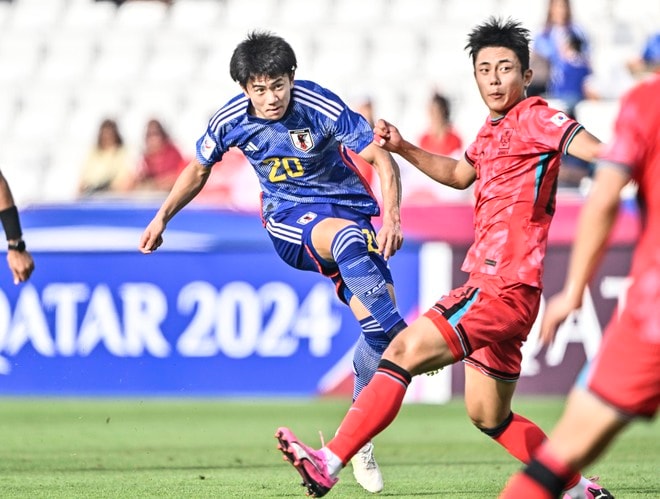 大岩ジャパン、韓国相手に悔しい敗戦……セットプレーでの１点に泣いて2位通過【photoギャラリー】Ｕ―２３日本代表ーＵ―２３韓国代表の画像047