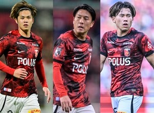 【主将・伊藤とともに。浦和の”3大リーダー”を継承する選手が、磐田戦の完勝で示したもの(1)】安居海渡が岩尾憲から託された役割……「自我を出してやっていかないといけない」の画像