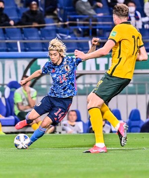 【試合アルバム】Ｗ杯アジア最終予選　日本代表ーオーストラリア代表　2021年10月12日（埼玉スタジアム）(3)の画像