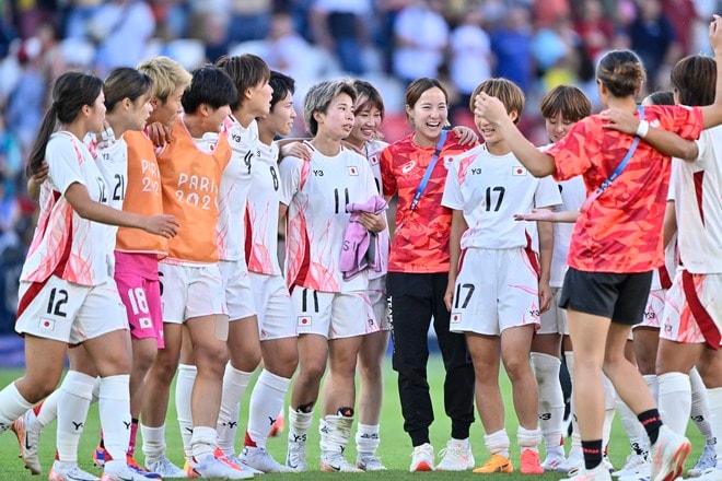 【パリ五輪・現地撮】なでしこジャパン、ブラジル代表戦の激闘フォトレポート……前半にPK失敗も、後半ATに熊谷紗希＆谷川萌々子の2発で逆転勝ちの画像050