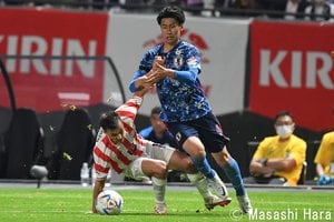 PHOTOギャラリー「ピッチの焦点」【国際親善試合　日本代表ｖｓパラグアイ代表　２０２２年６月２日　１９：００キックオフ】の画像