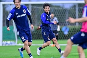 日本代表・旗手怜央が「そういうところを評価して、また呼んでもらえた」と語った成長した部分。「常にここに選ばれたい」と気持ち高ぶらせる…昨年9月以来の代表復帰の画像