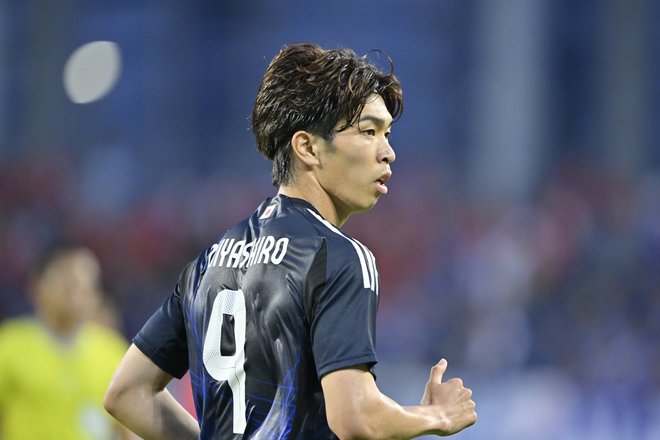 【宮代大聖アルバム】FW宮代大聖の韓国戦で先発出場した写真33枚！ サッカー日本代表がE-1連覇を達成した記念試合での現地写真「日本代表ー韓国代表」の画像003