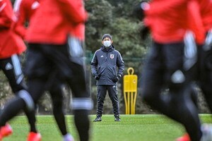 サッカー日本代表がサウジアラビア戦に向け「非公開練習」を敢行！ 冒頭15分で見えた森保ジャパンの最新状況の画像