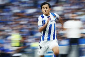 ｢とても危険な存在だった｣!! ソシエダの勝利に貢献したサッカー日本代表MF久保建英にマン・オブ・ザ・マッチをつける海外メディアも!! 2戦連続アシストでスペイン紙からも高評価の画像