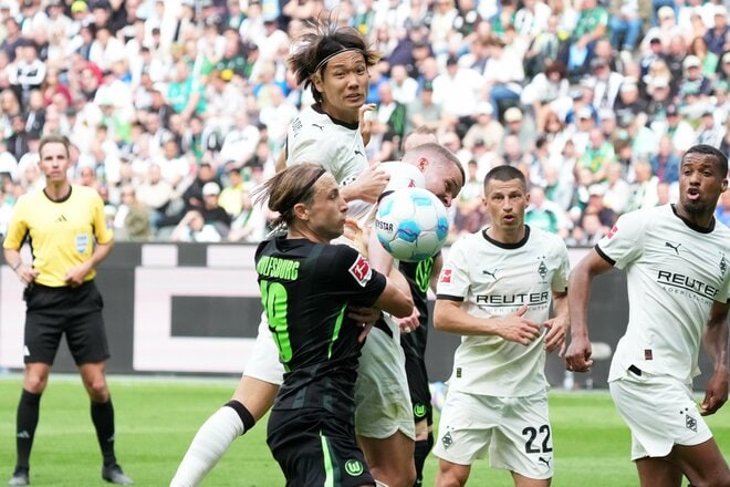 サッカー日本代表DF板倉滉に下された｢厳しい採点｣に異議アリ！　20歳FW福田師王は与えられた短い時間に全集中も…｢難しい今後｣【ボルシアMG vs ヴォルフスブルク】PHOTOギャラリーの画像008