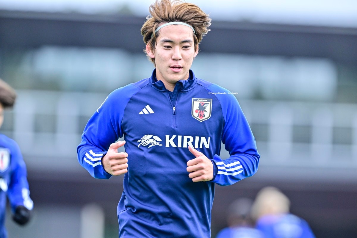 J1川崎に加入する左SB三浦颯太が日本代表の練習参加で見せたもの