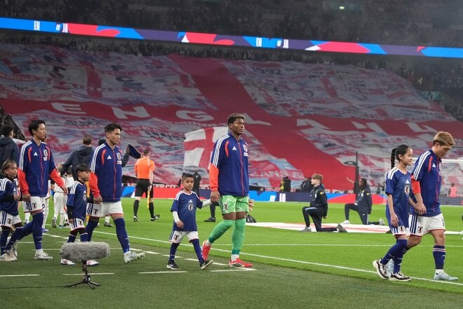 【現地写真100枚】伊東純也＆三笘薫の決勝弾から駆けつけた南野拓実＆遠藤航の姿まで！初招集、復活組、主力組も躍動！森保ジャパン｢英国遠征｣厳選ショットの画像089