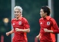 【日本代表photoギャラリー】伊東純也、中村敬斗、南野拓実らが笑顔で汗流す……W杯最終予選・インドネシア戦に向けた現地写真！の画像013