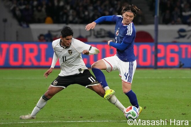 森保監督の100試合目を祝う3ｰ0勝利！遠藤航がスタメン復帰！町野修斗が忍者ポーズ！中村敬斗が神技ゴール！先制ボレー鎌田大地が語ったW杯の目標【日本代表vsボリビア代表】激闘PHOTOギャラリーの画像008