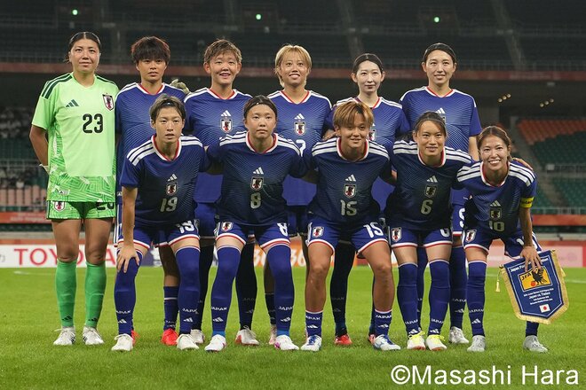 なでしこジャパン、衝撃の2人ハットトリック！ 先制の中嶋淑乃が歓喜＆宝田沙織は10分足らずで3点！ 代表初ゴールの選手が笑顔のハグ！アジア大会初戦で快勝！【日本女子代表vsタイ女子代表】激闘PHOTOギャラリーの画像001