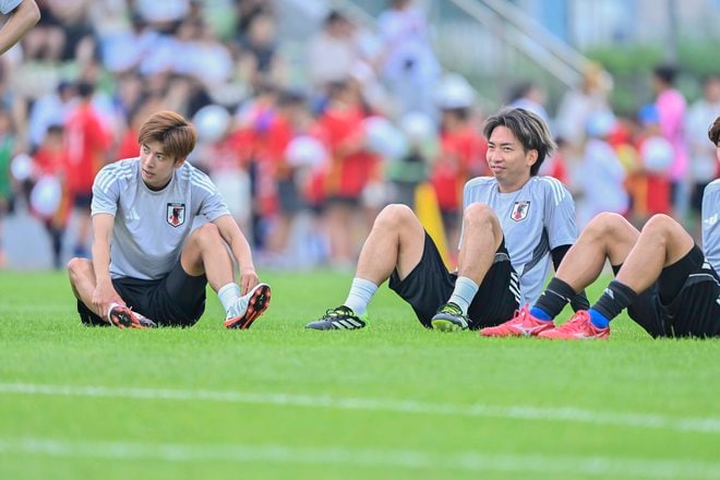 【サンフレッチェ広島「E-1」アルバム】J1広島に所属する日本代表5選手の13日＆14日の練習写真46枚！ジャーメイン良、中村草太、川辺駿、田中聡、荒木隼人、大迫敬介の現地写真の画像040