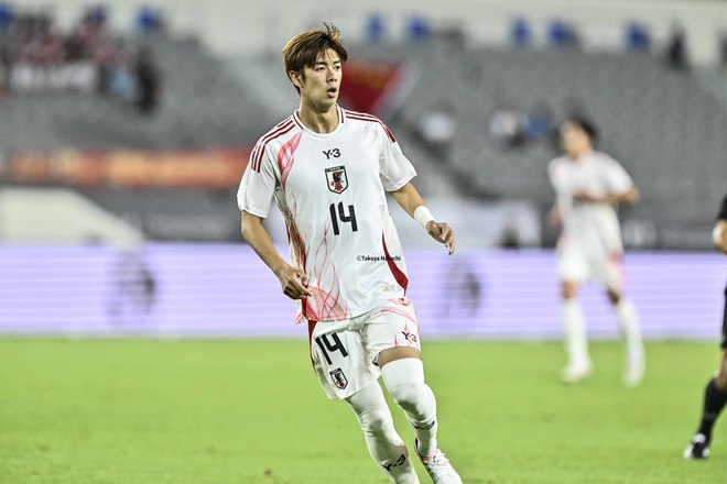 【大関友翔アルバム】川崎フロンターレMF大関友翔の中国戦での写真56枚！ 2試合連続の途中出場で魅せたプレー姿「日本代表ー中国代表」の画像017