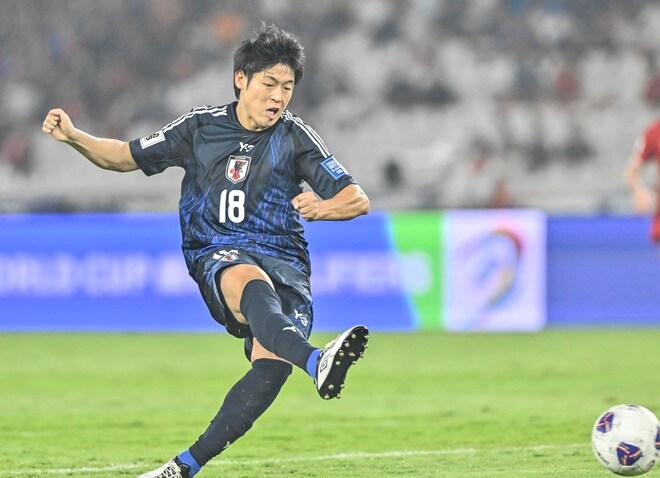【上田綺世不在のFW陣はインドネシア戦で何をもたらしたのか(2)】アウェイで初キャップを飾った大橋祐紀、1年ぶり代表復帰の古橋亨梧は中国戦で出番があるのか……次は移動を伴う中3日の画像003