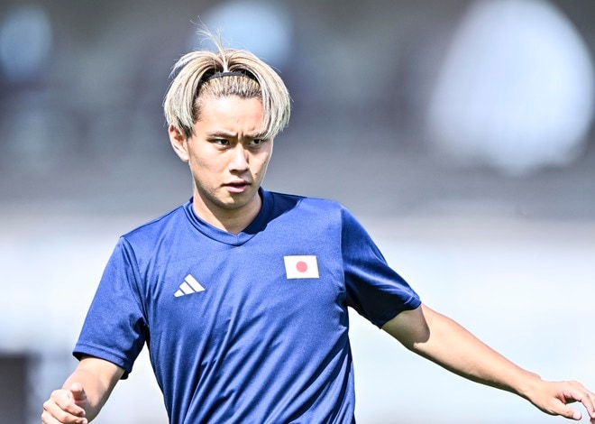 パリ五輪・サッカー日本代表がボルドー市内で8対8＋2GKのミニゲーム実施……「そのシュート打ったら罰ゲームだからな（笑）」と追加練習なしも、強度高い内容にの画像002
