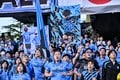 【サポーターアルバム】平日ナイターの試合前から駆け付けた川崎フロンターレのサポーター写真84枚！ 夕日に照らされながらの等々力ショット「川崎フロンターレー横浜FC」の画像042