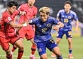 大岩ジャパン、韓国相手に悔しい敗戦……セットプレーでの１点に泣いて2位通過【photoギャラリー】Ｕ―２３日本代表ーＵ―２３韓国代表の画像020