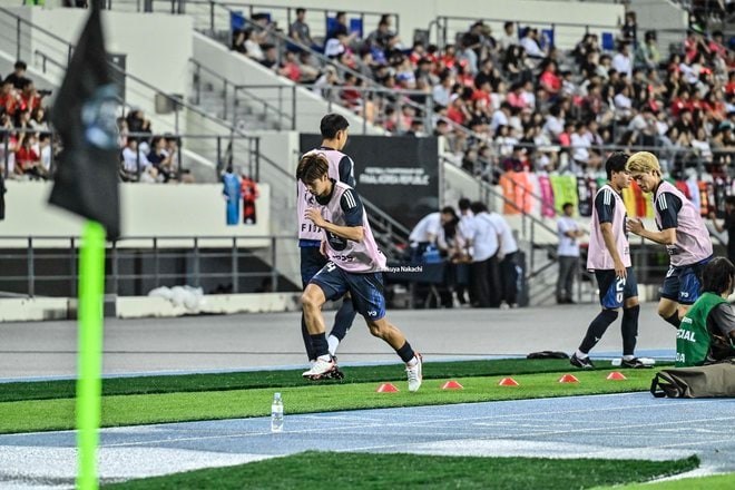 【山田新＆大関友翔アルバム】韓国戦での川崎フロンターレ2選手の写真43枚！ 試合出場ならずも韓国・龍仁で戦った記録写真「日本代表ー韓国代表」の画像007