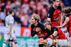 「誰もついて行けてない！」浦和MF伊藤敦樹の後半ATの「劇的逆転ゴール」を導いた“動き方”に大絶賛！ 森保一監督が視察する前で圧巻の1G1A！の画像