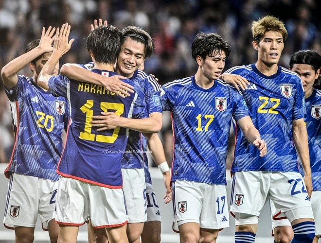 サッカー日本代表、シリア代表戦での“3バック→4バック変更”の「試合中のフォーメーション変遷」！ 新システム3―4―2―1を継続も後半は4バックにし、GKも交代して大幅入れ替えの画像