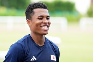 藤田譲瑠チマ主将が語るパリ五輪の目標｢特に大事だとは思っていません｣初戦と敗れたマリとの再戦他グループDの準備、東京五輪スペイン戦【独占インタビュー1】の画像