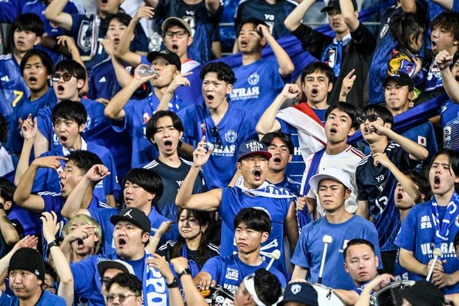 【サポーターアルバム】サッカー日本代表の韓国戦勝利を支えたサポーター写真95枚！ 韓国・龍仁に駆け付けた熱い声援ショット「日本代表ー韓国代表」の画像051