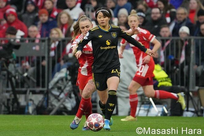 【画像19枚】なでしこの至宝から欧州女王へ！アジア杯優勝の谷川萌々子とマンU宮澤ひなたが欧州CLで激突！バイエルン熱狂の夜を現地撮の画像008