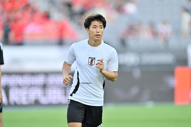 【山田新アルバム】川崎フロンターレFW山田新の中国戦での写真19枚！ 日本代表2ndユニフォームを着用した貴重姿「日本代表ー中国代表」の画像018