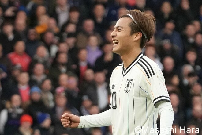 伊東純也弾でのW杯イヤー初戦白星発進を現地撮り！日本代表の新アウェイユニでの戦いぶり！ハムデン・パークのピッチレベルから見えたもの【日本代表vsスコットランド代表】激闘PHOTOギャラリーの画像004