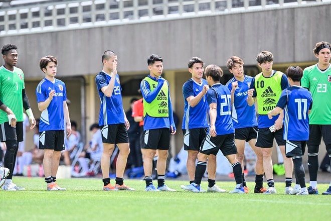 松木玖生出場「U-21サッカー日本代表候補」が大学選抜と対戦！ 前後半で全員入れ替えの「２種類の4-3-3」も無得点の画像