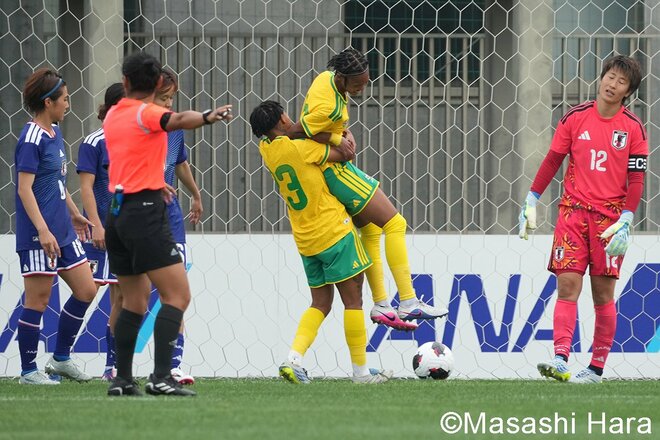 長谷川唯＆清水梨紗がゴールに肉迫！初戦5-0の南アフリカに先発10人変更で臨んだ2戦で惜敗、｢見えた！｣新生なでしこの現在地【日本女子代表vs南アフリカ女子代表】激闘PHOTOギャラリーの画像006