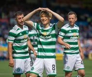 「正面からサイコゥサイコゥサイコ~」!! サッカー日本代表・古橋亨梧のゴールを「別アングルで」! セルティックが投稿した前田大然との日本人コンビで奪った「臨場感たっぷりの先制シーン」とは?【動画】の画像
