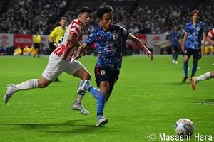 【サッカー日本代表「0－1」ブラジル戦からの「未来」】ガーナ戦「想定フォーメーション」！前田大然、古橋亨梧を生かすために伊藤洋輝の起用を!!チャンスを与えるべき「久保建英と上田綺世」(2)【ガーナ戦「想定スタメン図」】の画像