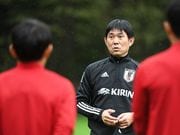 試合直前!日本代表(2)森保一監督会見　カメルーン戦3バック「練習でやったのは5分です」の画像