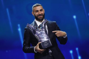 レアル・マドリード UEFAスーパーカップ カリム・ベンゼマ選手支給ユニフォーム カリム・ベンゼマがUEFA年間最優秀選手を受賞!! レアル・マドリードが