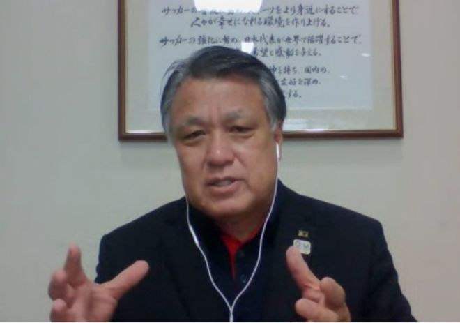 JFA田嶋幸三会長独占インタビュー(1)「コロナにかかり、死の覚悟もしました」の画像