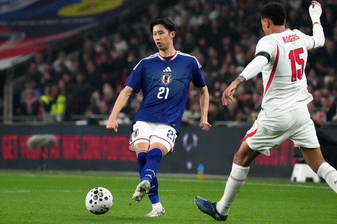 【現地写真100枚】伊東純也＆三笘薫の決勝弾から駆けつけた南野拓実＆遠藤航の姿まで！初招集、復活組、主力組も躍動！森保ジャパン｢英国遠征｣厳選ショットの画像073