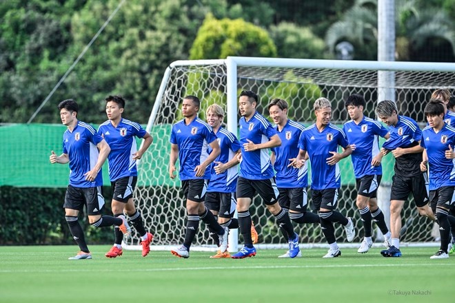 サッカー日本代表、E-1選手権・香港戦の「予想スタメン11人」のコンディションは⁉ 試合前日練習に「参加できなかった選手」の影響【図表】の画像