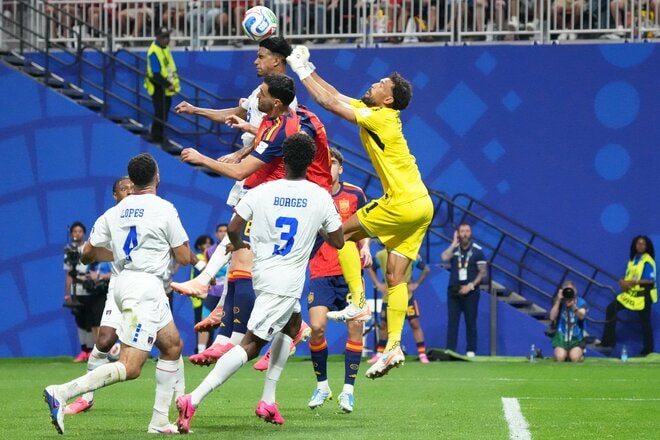 【W杯】初戦で大谷翔平超えフォロワー1545万人！ FIFAランク67位の小国カーボベルデ、40歳GKが神童ヤマル擁する2位スペイン相手に起こした奇跡と、その続き【スペイン代表vsカーボベルデ代表】現地撮の画像002