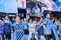 【サポーターアルバム】平日ナイターの試合前から駆け付けた川崎フロンターレのサポーター写真84枚！ 夕日に照らされながらの等々力ショット「川崎フロンターレー横浜FC」の画像071