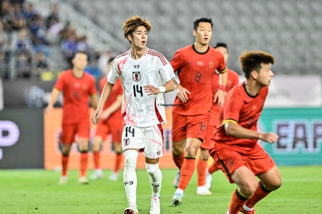 【大関友翔アルバム】川崎フロンターレMF大関友翔の中国戦での写真56枚！ 2試合連続の途中出場で魅せたプレー姿「日本代表ー中国代表」の画像021
