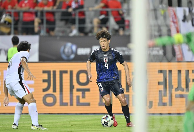 【試合アルバム】ヴィッセル神戸FW宮代大聖の代表デビューの試合写真58枚！川崎フロンターレから移籍して2年目での代表プレー写真「日本代表ー香港代表」の画像012
