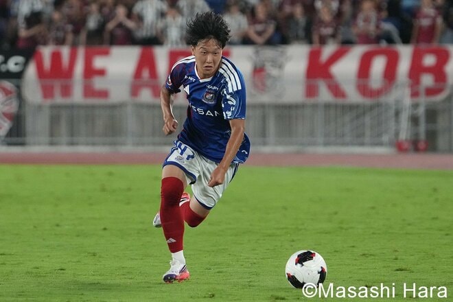 横浜FMの連続“ウノゼロ勝利”へ16歳三井寺眞が鮮烈ボレー！知念慶＆諏訪間幸成＆喜田拓也が歓喜！闘志が伝わるプレーで百年構想リーグ王者を撃破！【横浜F・マリノスvsヴィッセル神戸】激闘PHOTOギャラリーの画像001
