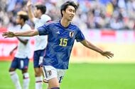 「FWセンスがないとできない」サッカー日本代表・ 鎌田大地がアメリカ代表戦で｢完全フリー化の先制ゴール｣決めた！ 森保ジャパンにもたらした、トップ下での抜群の攻撃センス！【動画】の画像