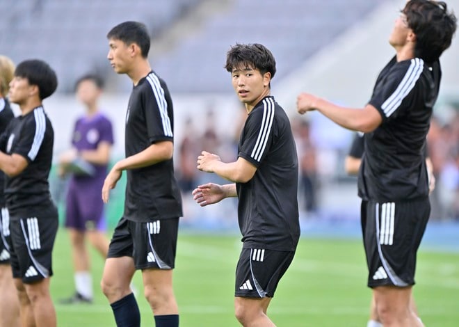 【試合アルバム】川崎フロンターレFW山田新の代表デビュー48枚の試合写真！ 韓国・龍仁で日本代表ユニフォームを着用したプレー写真「日本代表ー香港代表」の画像028
