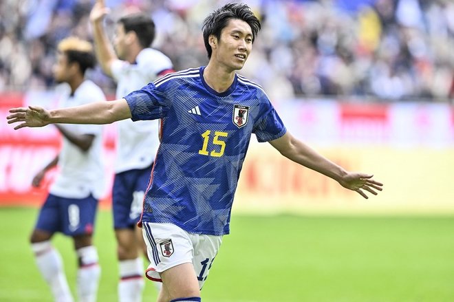 サッカー日本代表がアメリカ代表に2―0で勝利　鎌田大地と三笘薫のゴールでＷ杯出場国を下すの画像