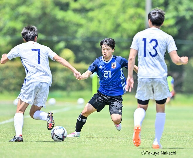 松木玖生出場「U-21サッカー日本代表候補」が大学選抜と対戦！ 前後半で全員入れ替えの「２種類の4-3-3」も無得点の画像005
