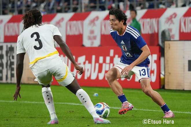 アクシデントの瞬間を激写！田中碧と接触したアブ・フランシスの回復を願う！森保ジャパンのガーナ戦快勝劇をピッチレベルで振り返る！【日本代表vsガーナ代表】原悦生11月シリーズPHOTOギャラリーの画像003